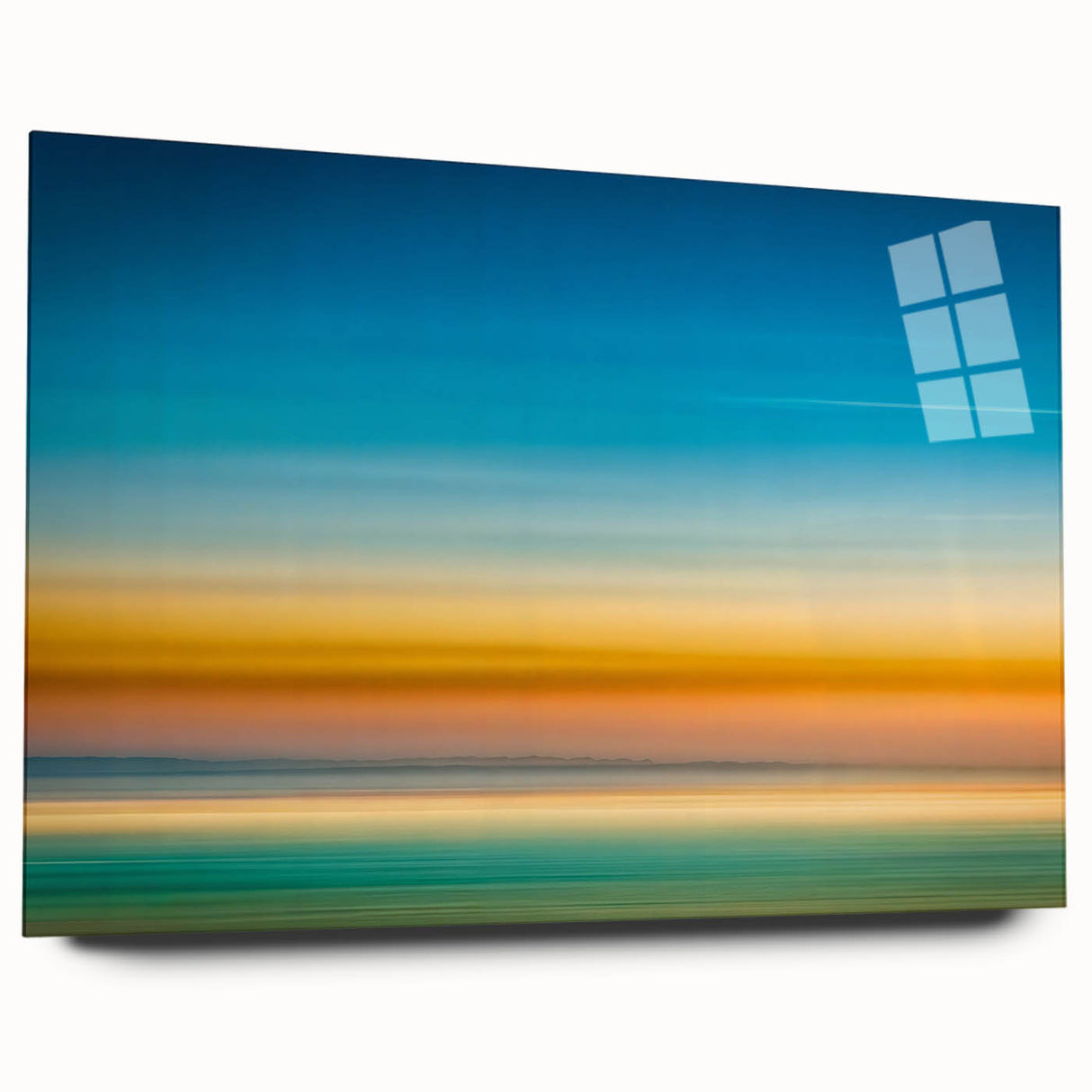 Tranquil Horizon Abstract Wall Art – Color Motion Photography