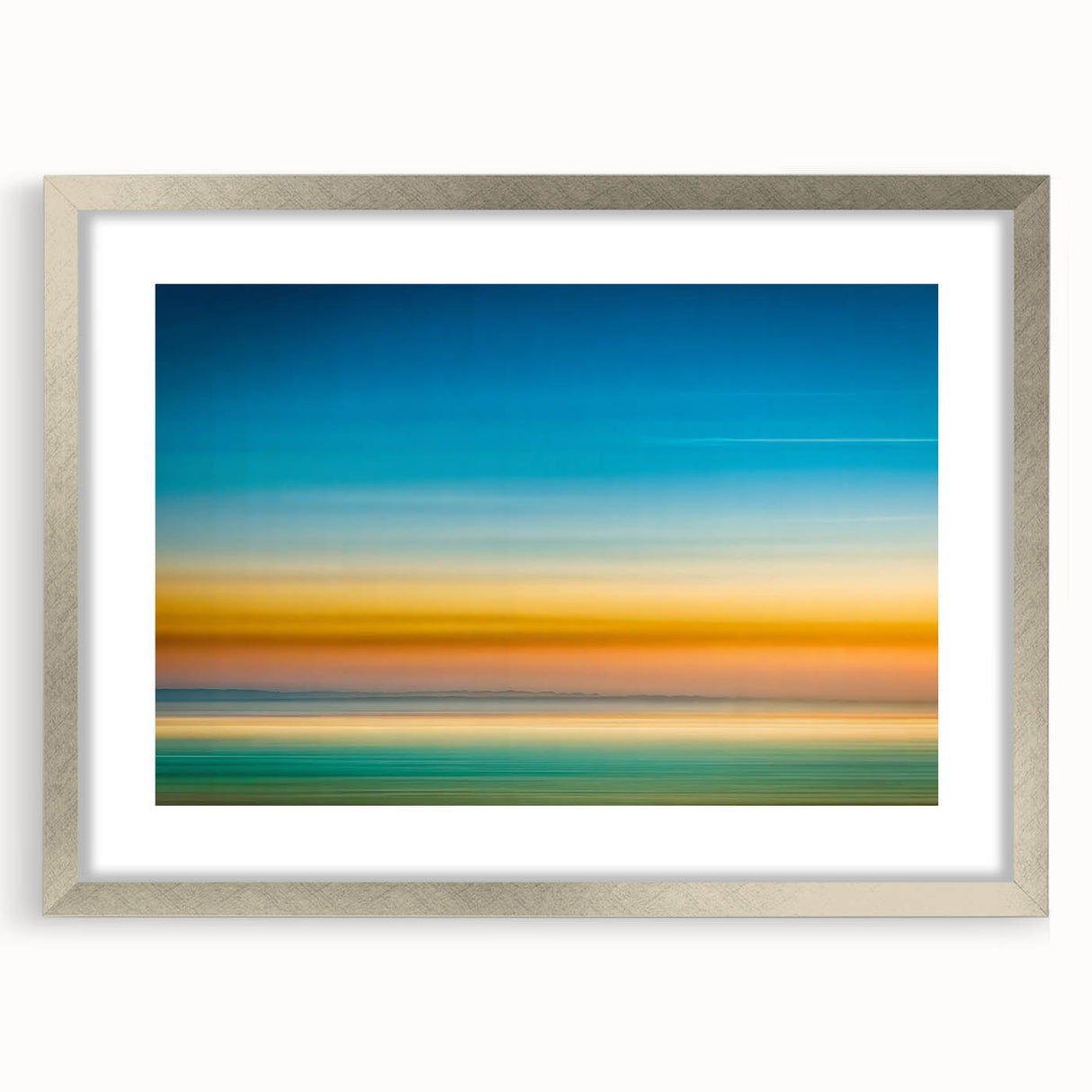 Tranquil Horizon Abstract Wall Art – Color Motion Photography