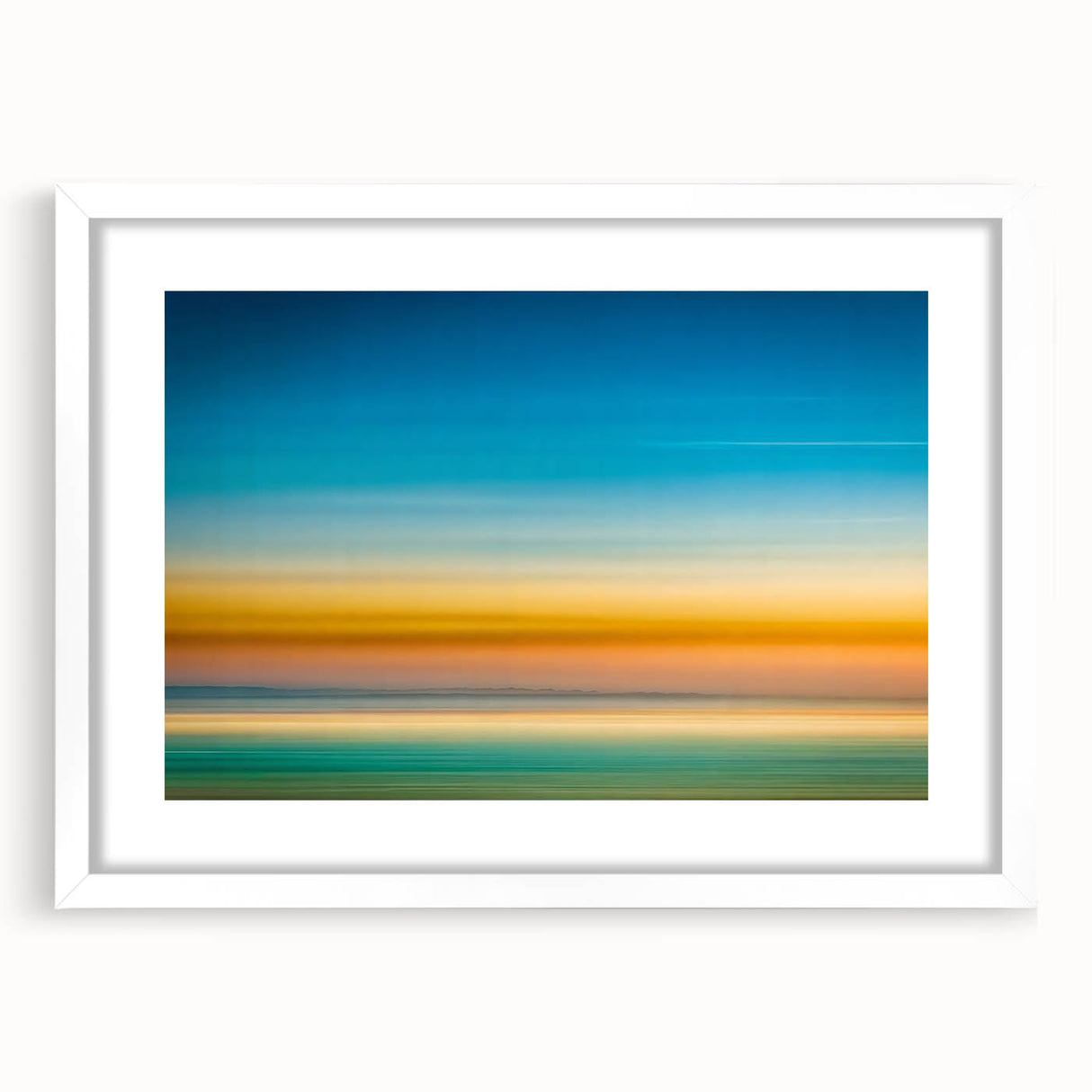 Tranquil Horizon Abstract Wall Art – Color Motion Photography