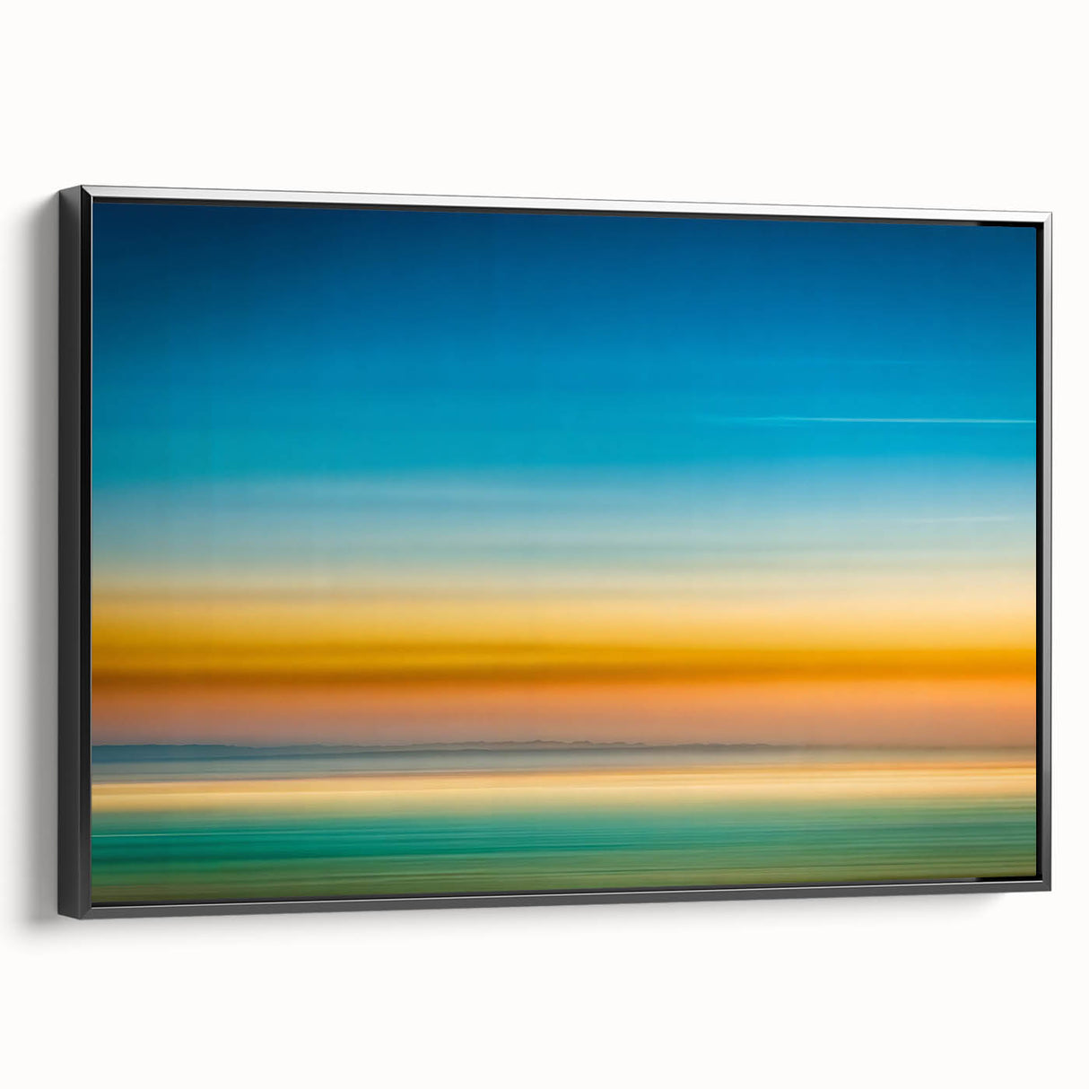 Tranquil Horizon Abstract Wall Art – Color Motion Photography