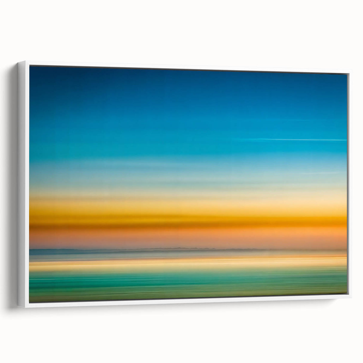 Tranquil Horizon Abstract Wall Art – Color Motion Photography