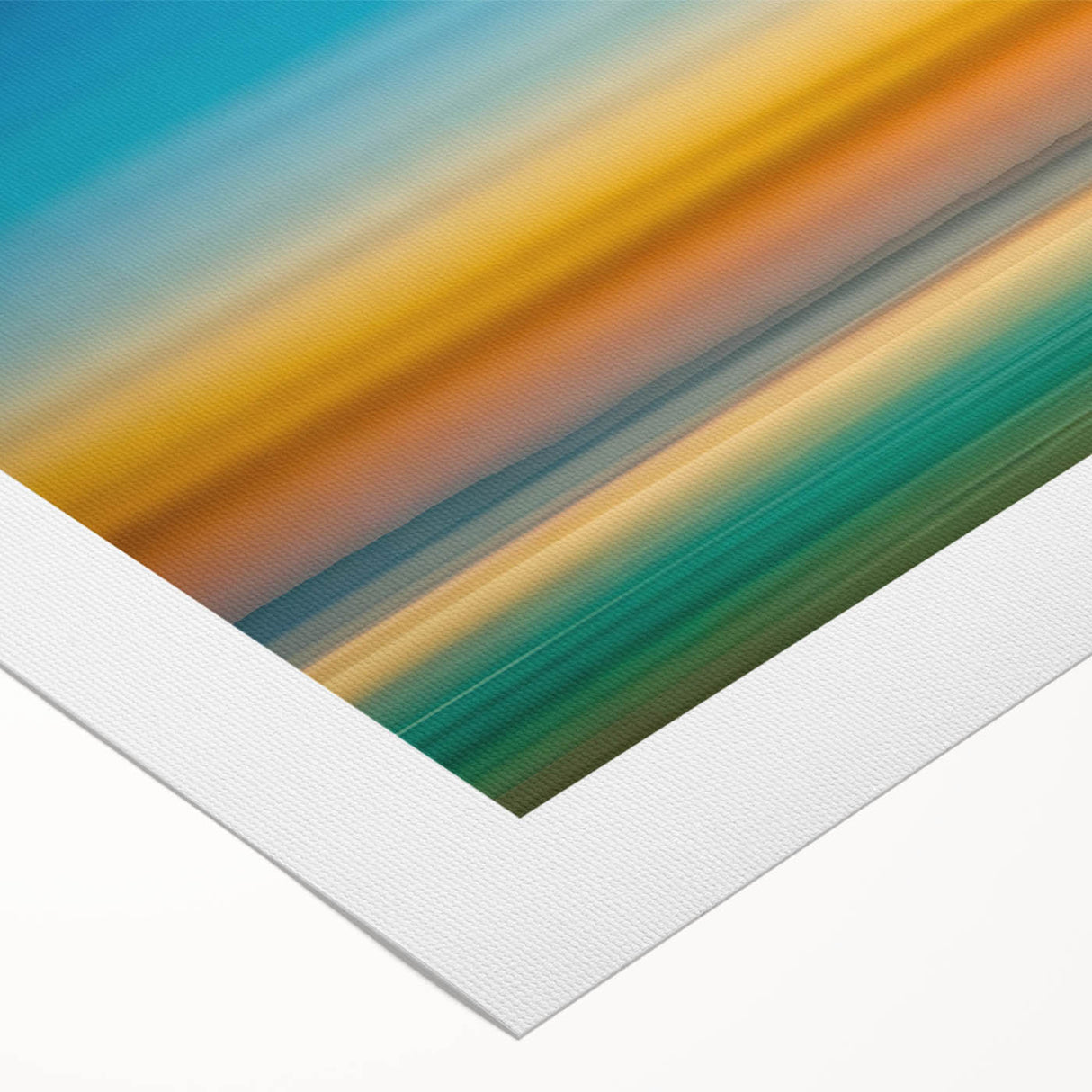 Tranquil Horizon Abstract Wall Art – Color Motion Photography