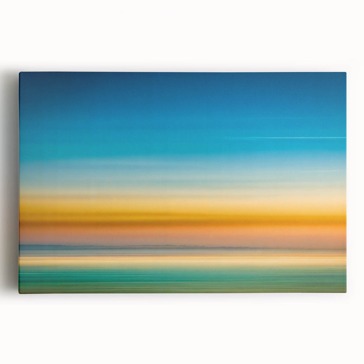 Tranquil Horizon Abstract Wall Art – Color Motion Photography