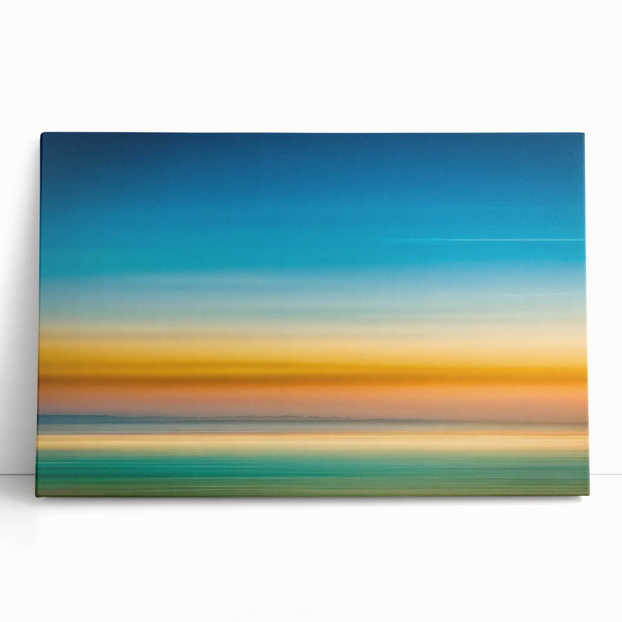 Tranquil Horizon Abstract Wall Art – Color Motion Photography