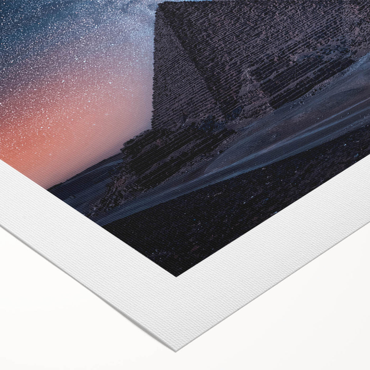 Art deco poster of Egyptian scenery in muted earth tones on rolled canvas, suitable for dining room wall art.