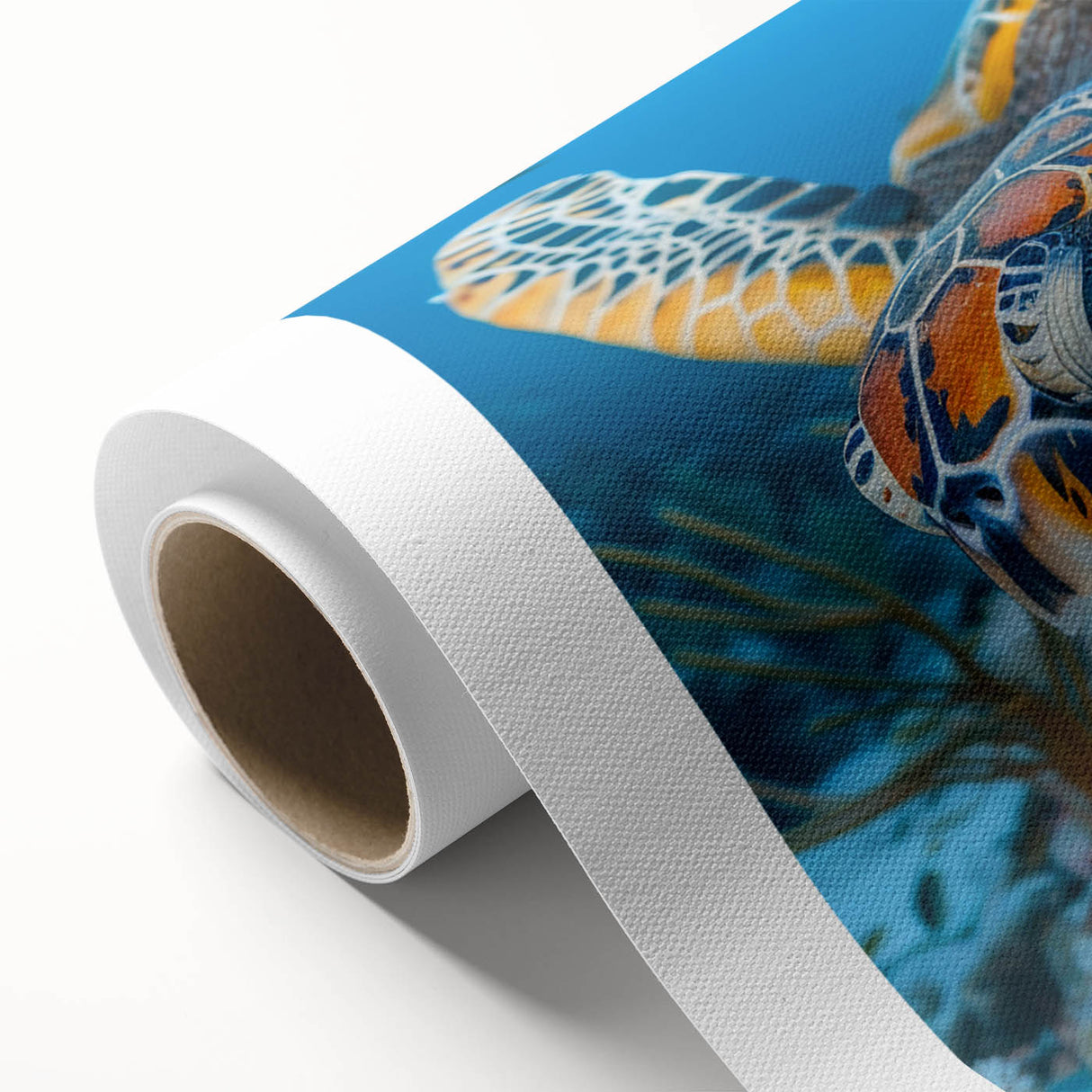 Art deco poster featuring a serene Seychelles scenery on rolled canvas, ideal for nursery wall art or dining room.