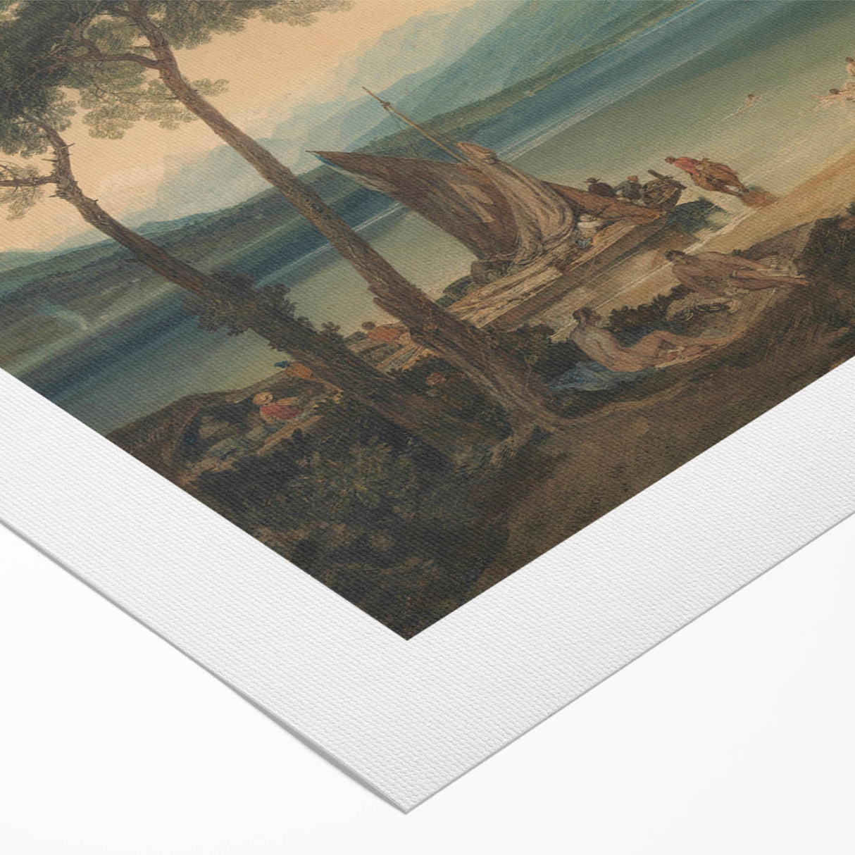 Classic Romantic Paintings: Lake Geneva and Mont Blanc