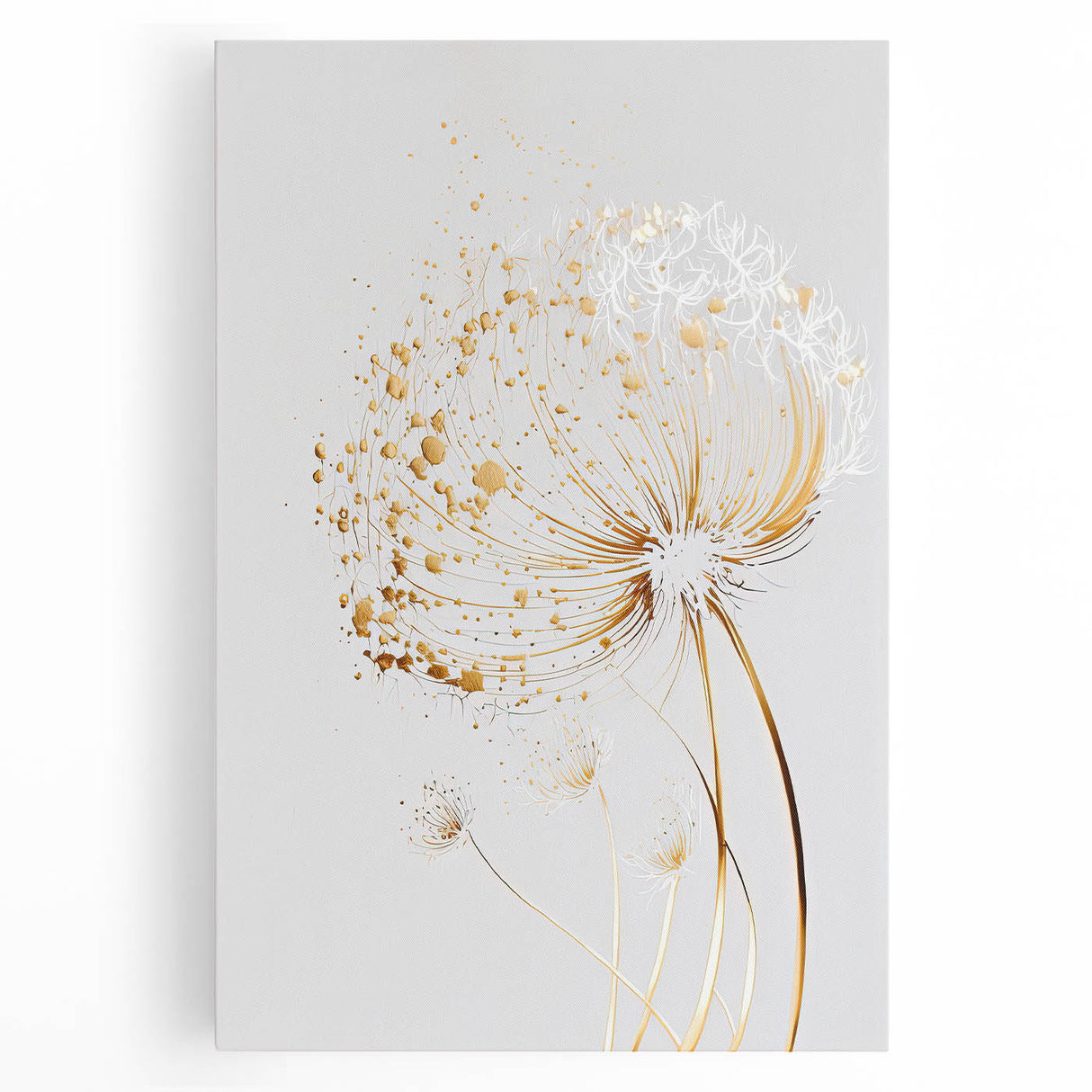 Abstract floral canvas art showcasing vibrant colors and intricate patterns, designed to elevate modern home decor. Perfect for living rooms or offices.