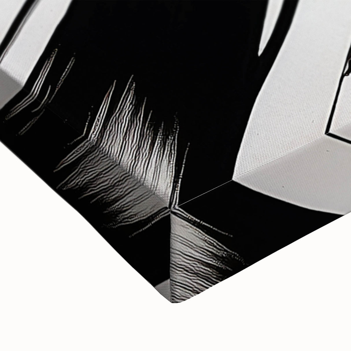 Modern Black - Gray and Yellow Abstract Bedroom Wall Art