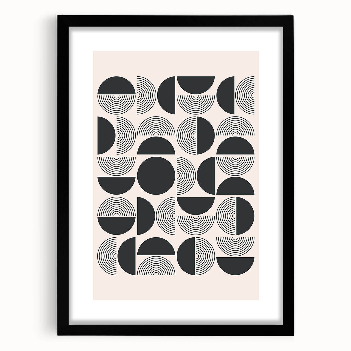 Framed Dining Room Prints – Geometric Minimalist Wall Art