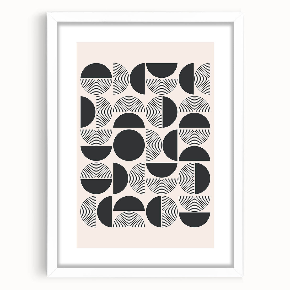 Framed Dining Room Prints – Geometric Minimalist Wall Art