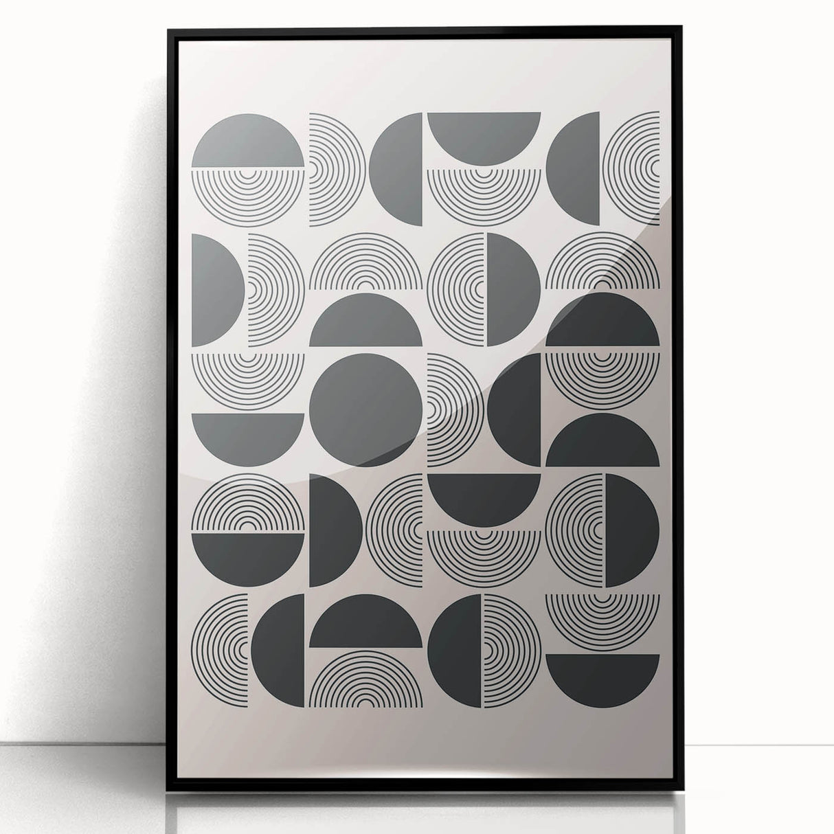 Framed Dining Room Prints – Geometric Minimalist Wall Art