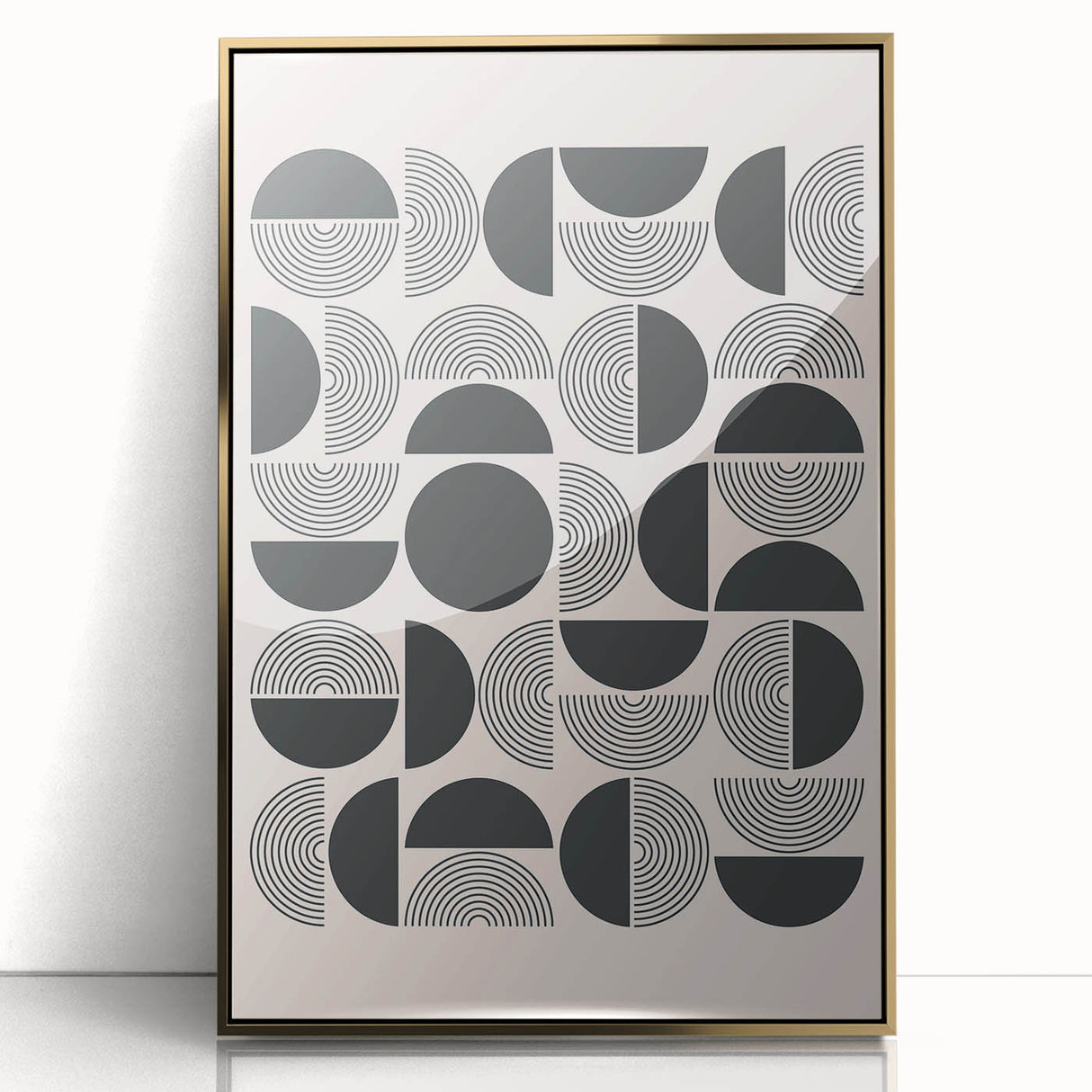 Framed Dining Room Prints – Geometric Minimalist Wall Art