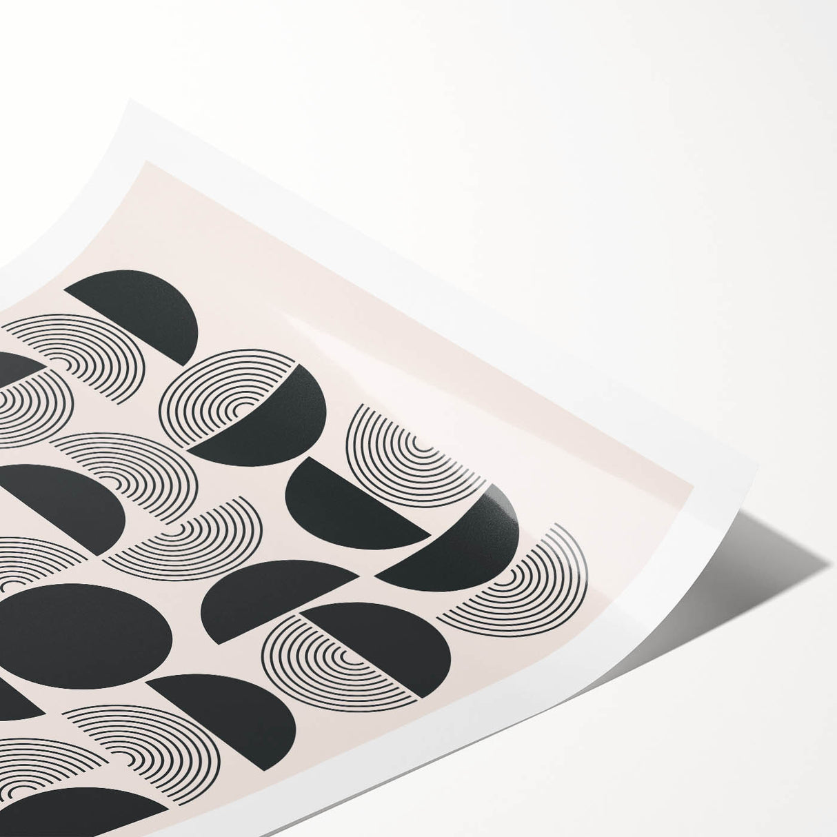 Framed Dining Room Prints – Geometric Minimalist Wall Art