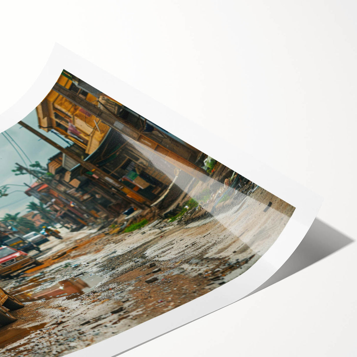 Extra large wall art featuring line art flowers in subtle hues on a rolled print, ideal for large living room decor.