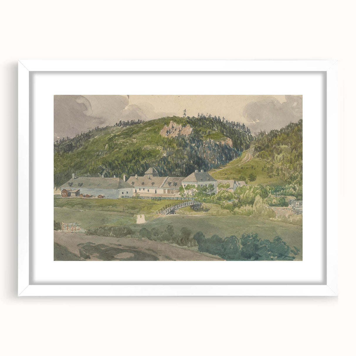 Famous Romantic Era Art: Classic Landscape in Romanticism Style