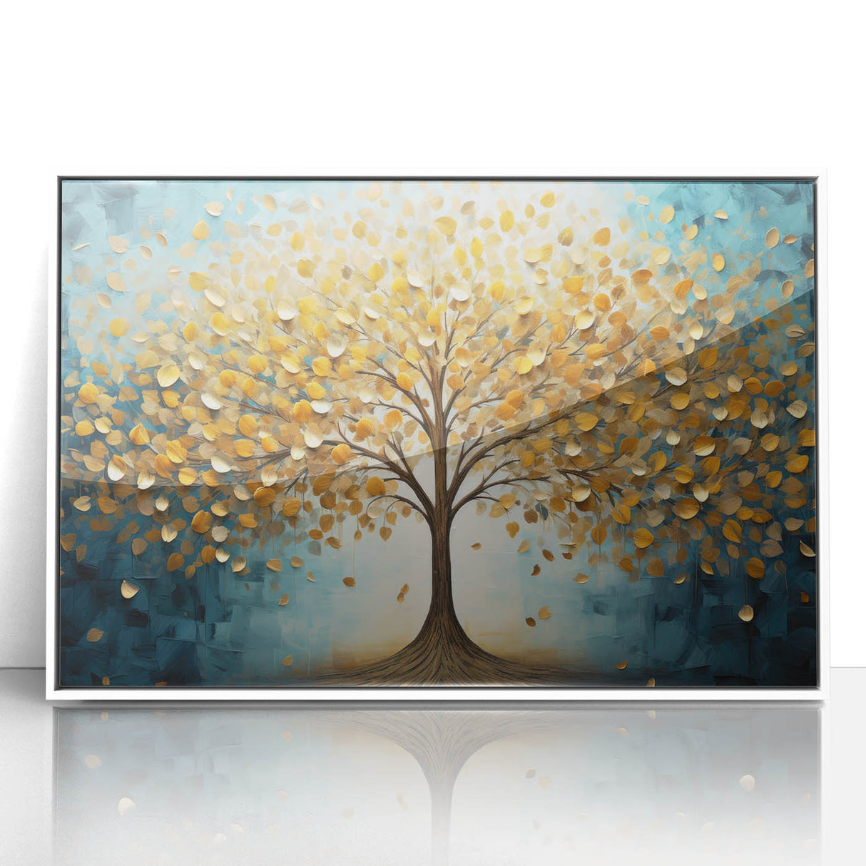 Framed acrylic artwork showcasing vibrant abstract florals in a modern white frame, perfect for enhancing home decor with a touch of colorful elegance.