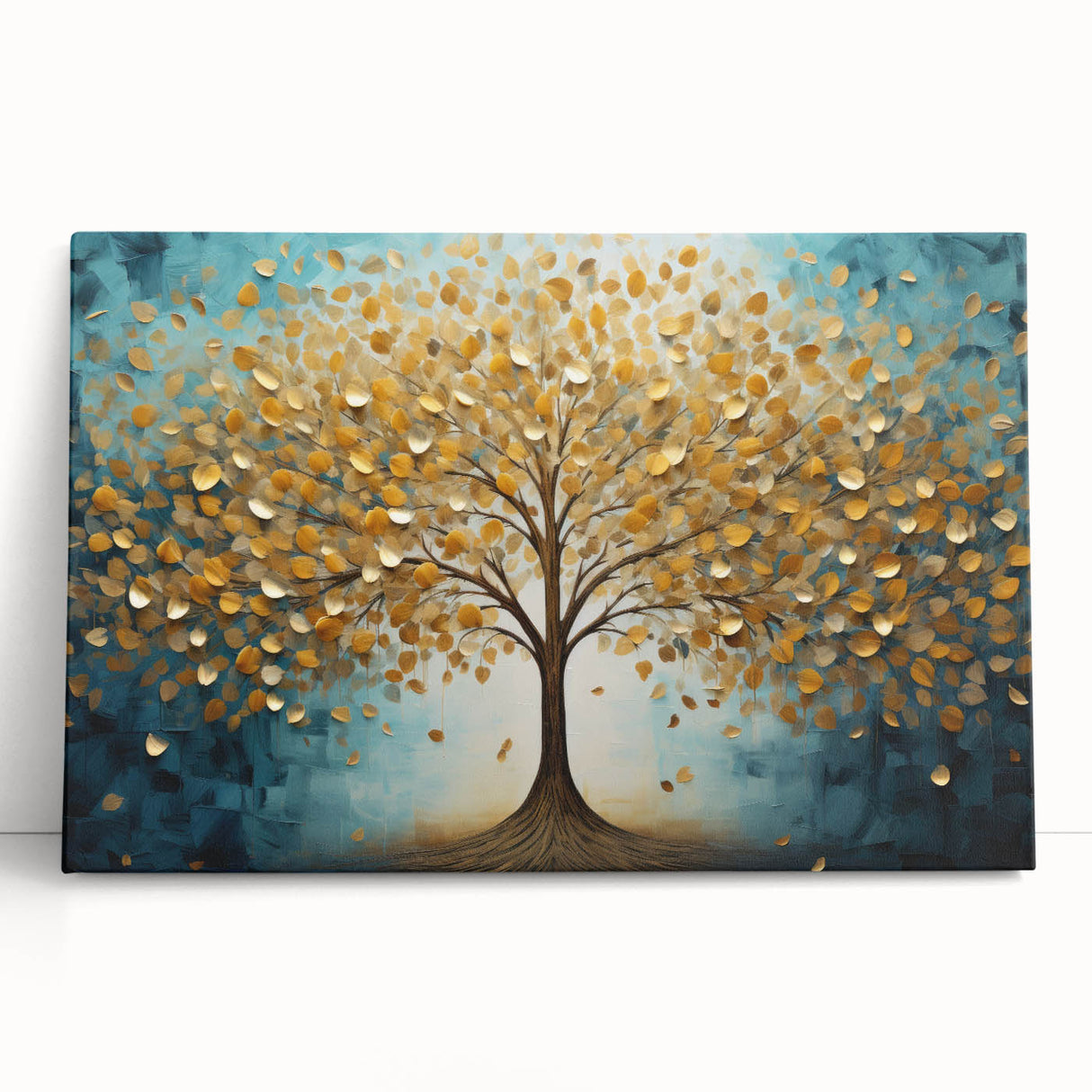 Colorful abstract floral design on a stretched canvas, showcasing vibrant hues of pink, blue, and green. Perfect for modern home decor, adding a touch of elegance and creativity to any space. Ideal for art enthusiasts and interior designers seeking unique wall art solutions.