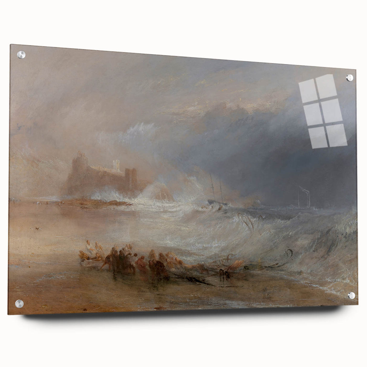 Romanticism Art: Northumberland Coastline and Shipwreck Drama