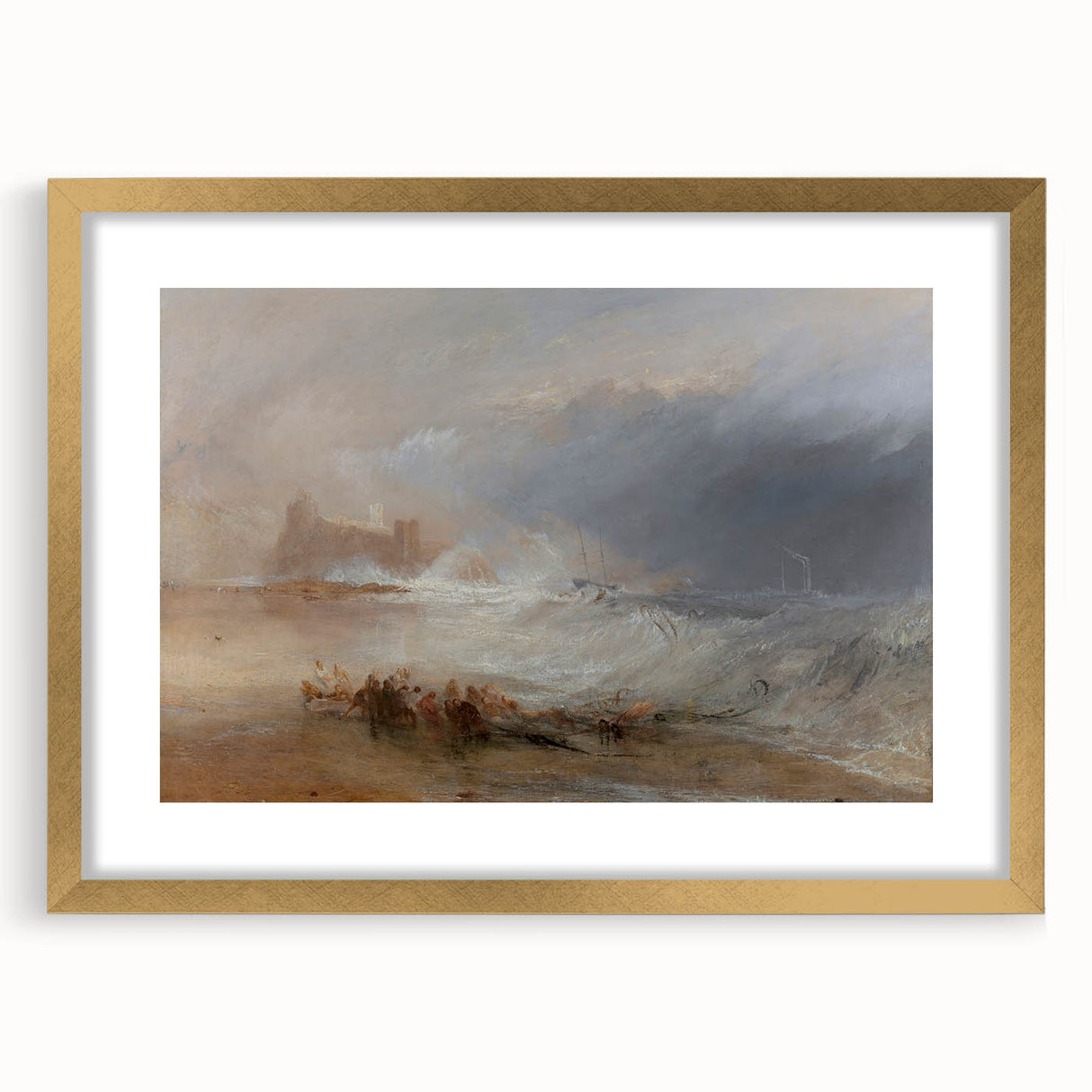 Romanticism Art: Northumberland Coastline and Shipwreck Drama