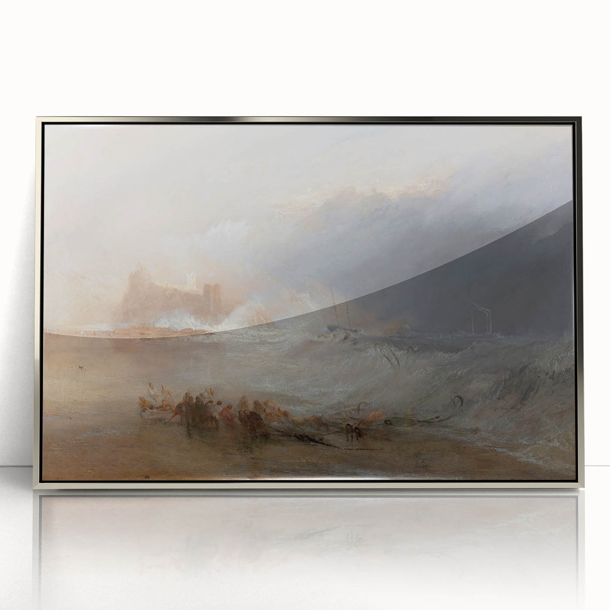 Romanticism Art: Northumberland Coastline and Shipwreck Drama