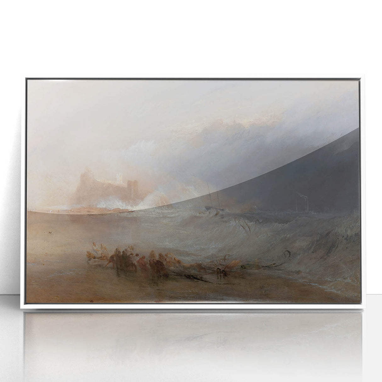 Romanticism Art: Northumberland Coastline and Shipwreck Drama