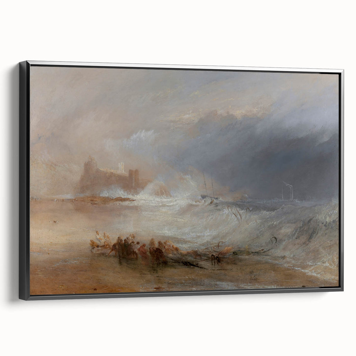 Romanticism Art: Northumberland Coastline and Shipwreck Drama