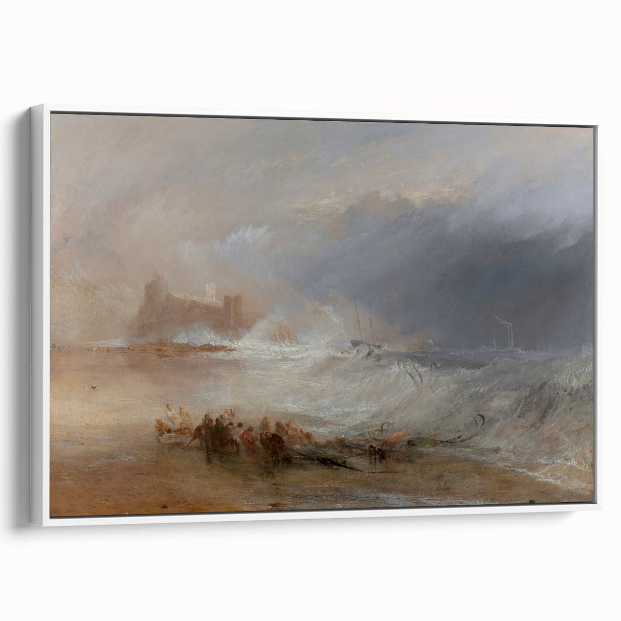 Romanticism Art: Northumberland Coastline and Shipwreck Drama