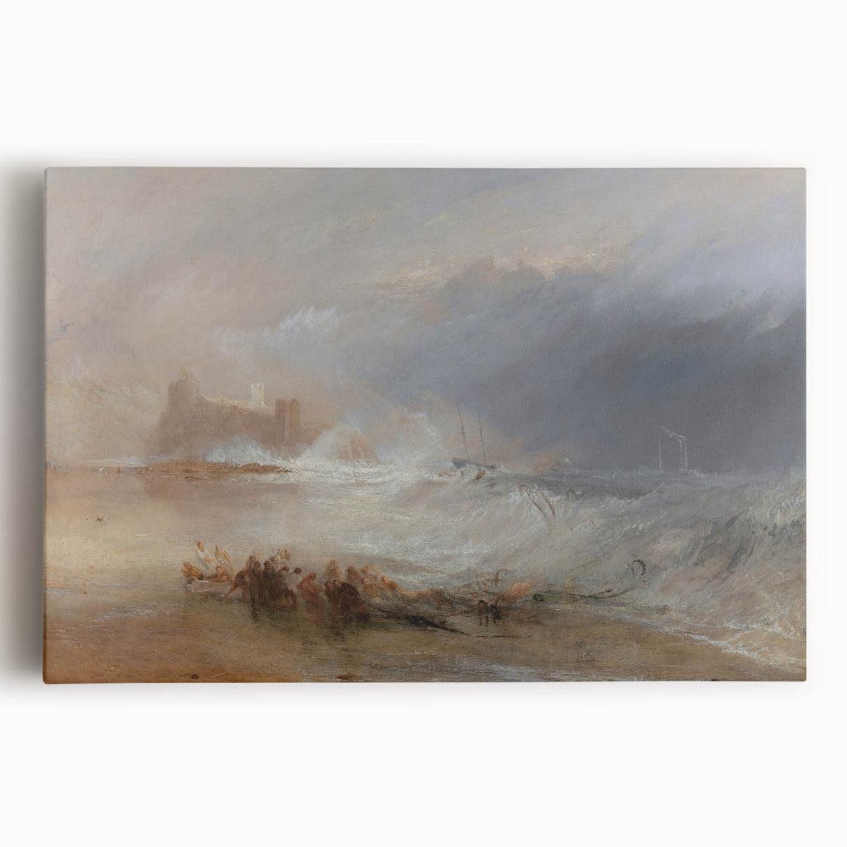 Romanticism Art: Northumberland Coastline and Shipwreck Drama