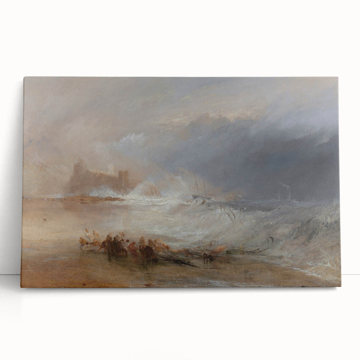 Romanticism Art: Northumberland Coastline and Shipwreck Drama