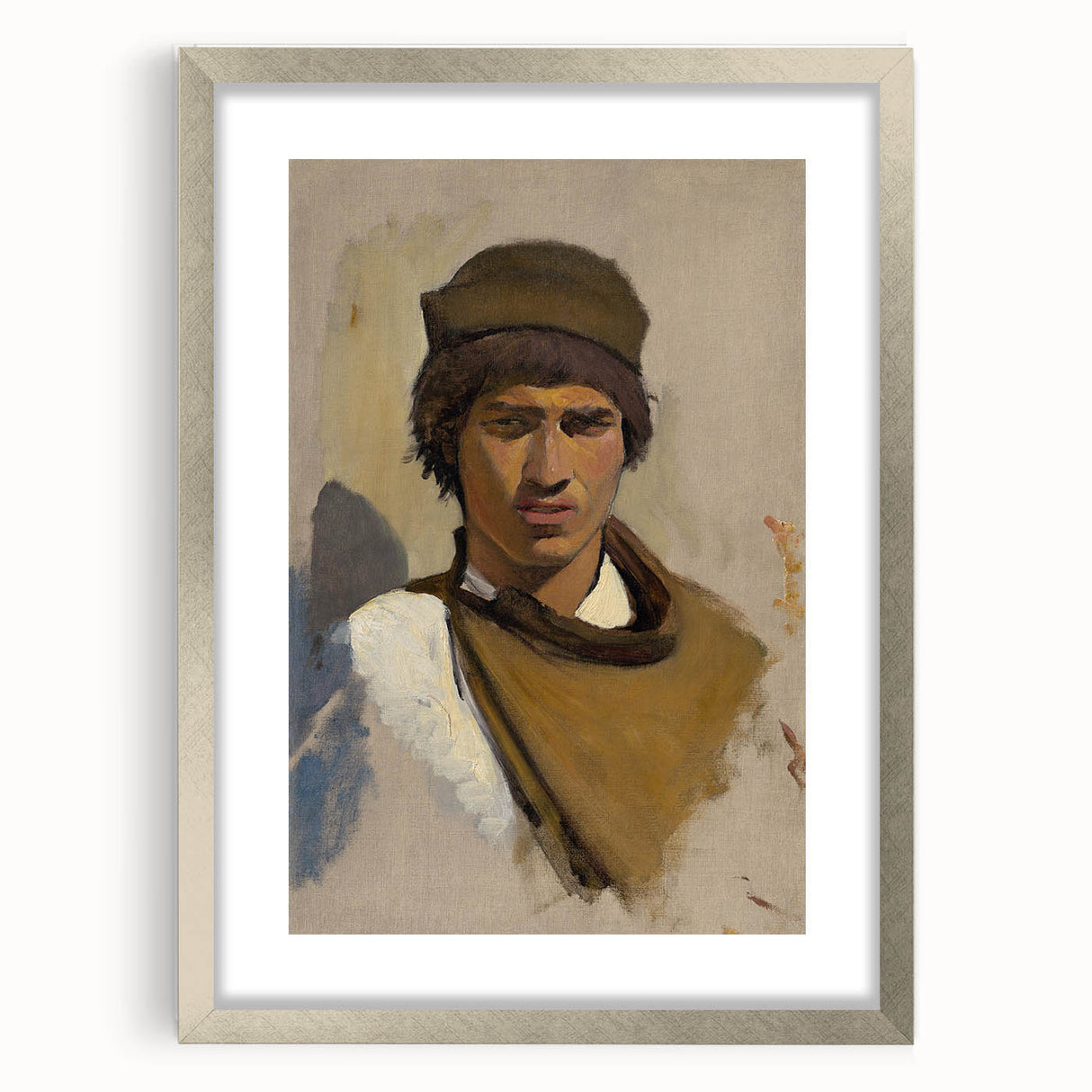 Romantic Art Prints: Young Gypsy - Historical Romanticism Portrait