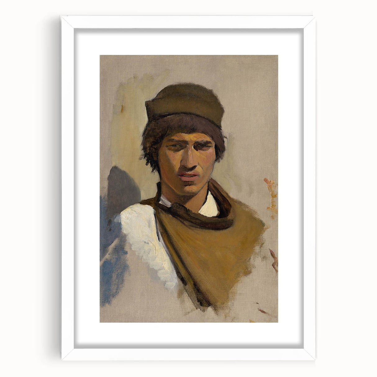 Romantic Art Prints: Young Gypsy - Historical Romanticism Portrait