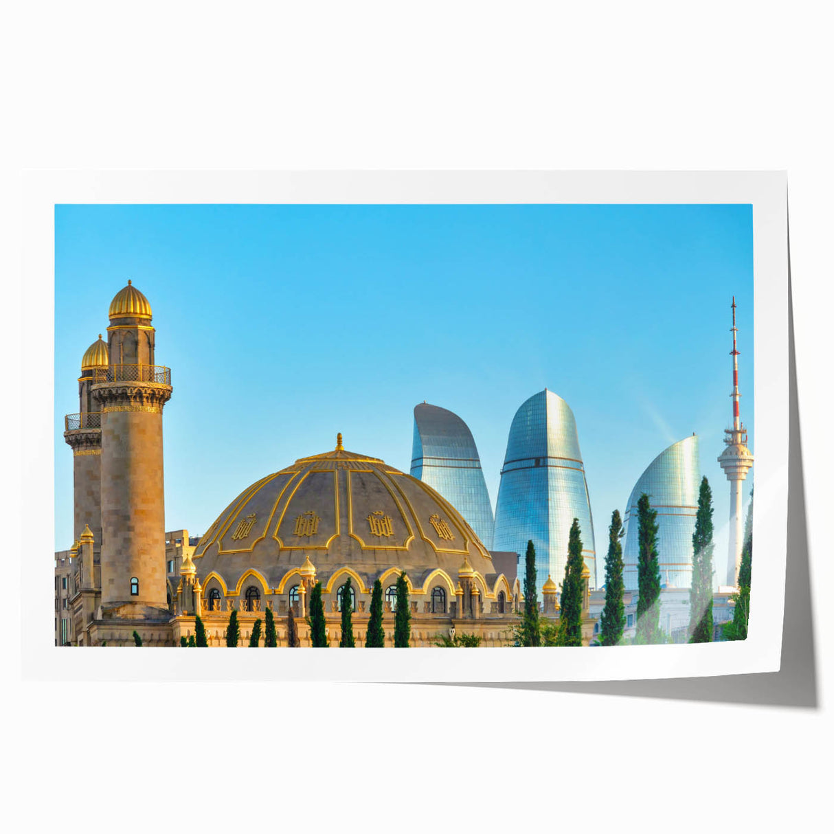 Extra large rolled print of a floral scene in soft pastel shades, ideal for art wall dining room or classy bathroom wall art.