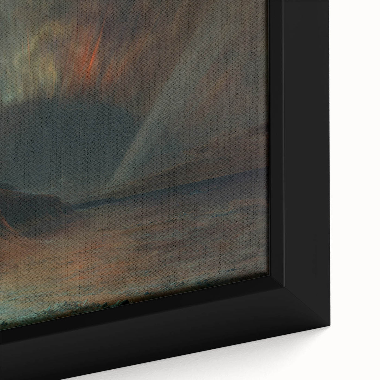 Famous Romantic Era Art: Aurora Borealis by Frederic Edwin Church