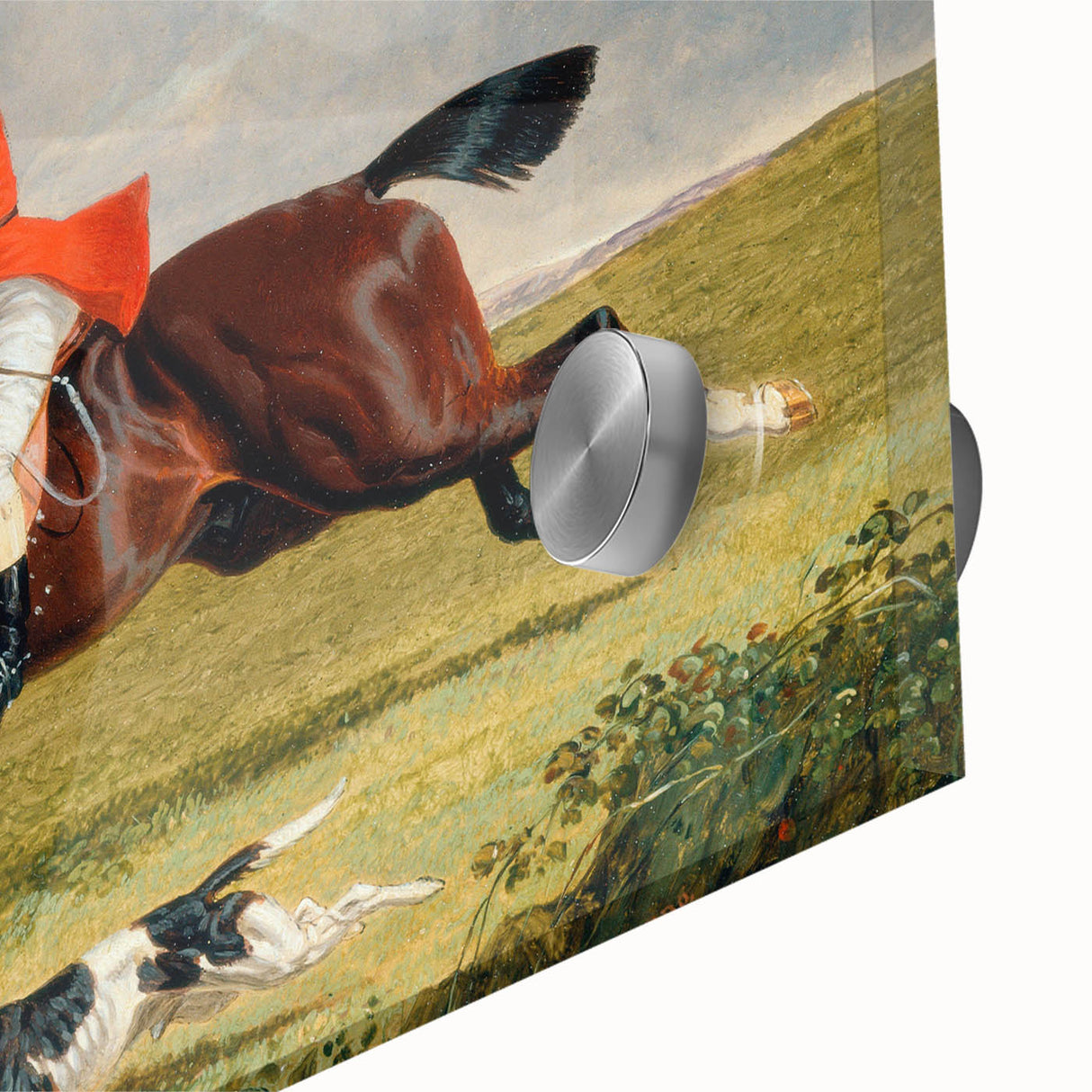 Romanticism Art: "Foxhunting: Encouraging Hounds" by J.F. Herring