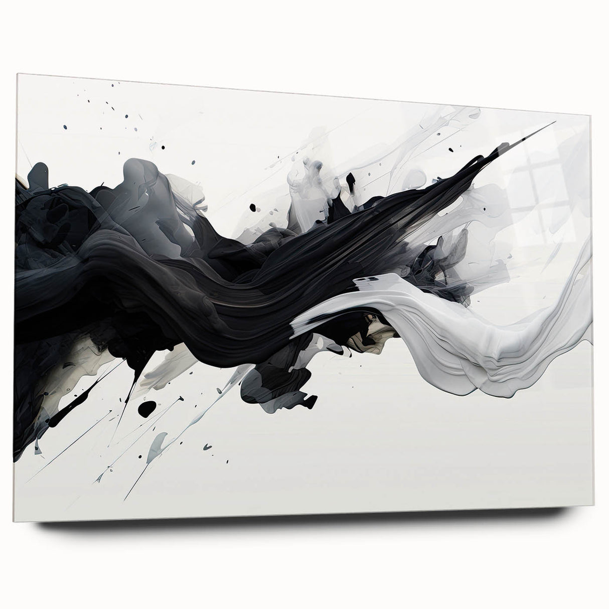 Black and White Abstract Bedroom Wall Art – Framed & Canvas