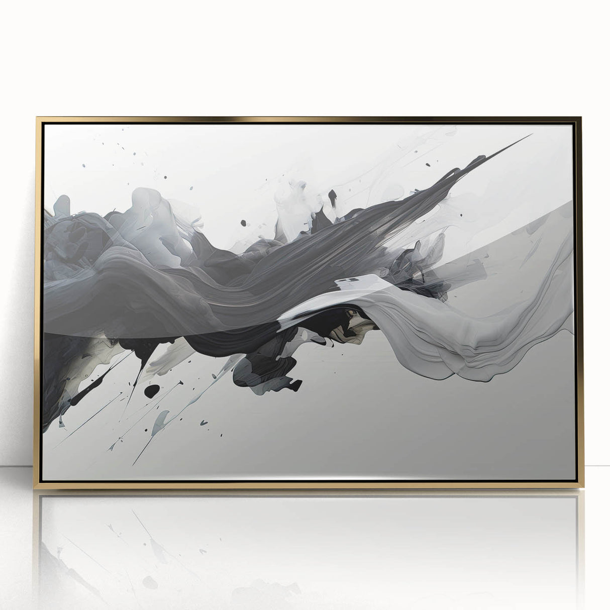 Black and White Abstract Bedroom Wall Art – Framed & Canvas