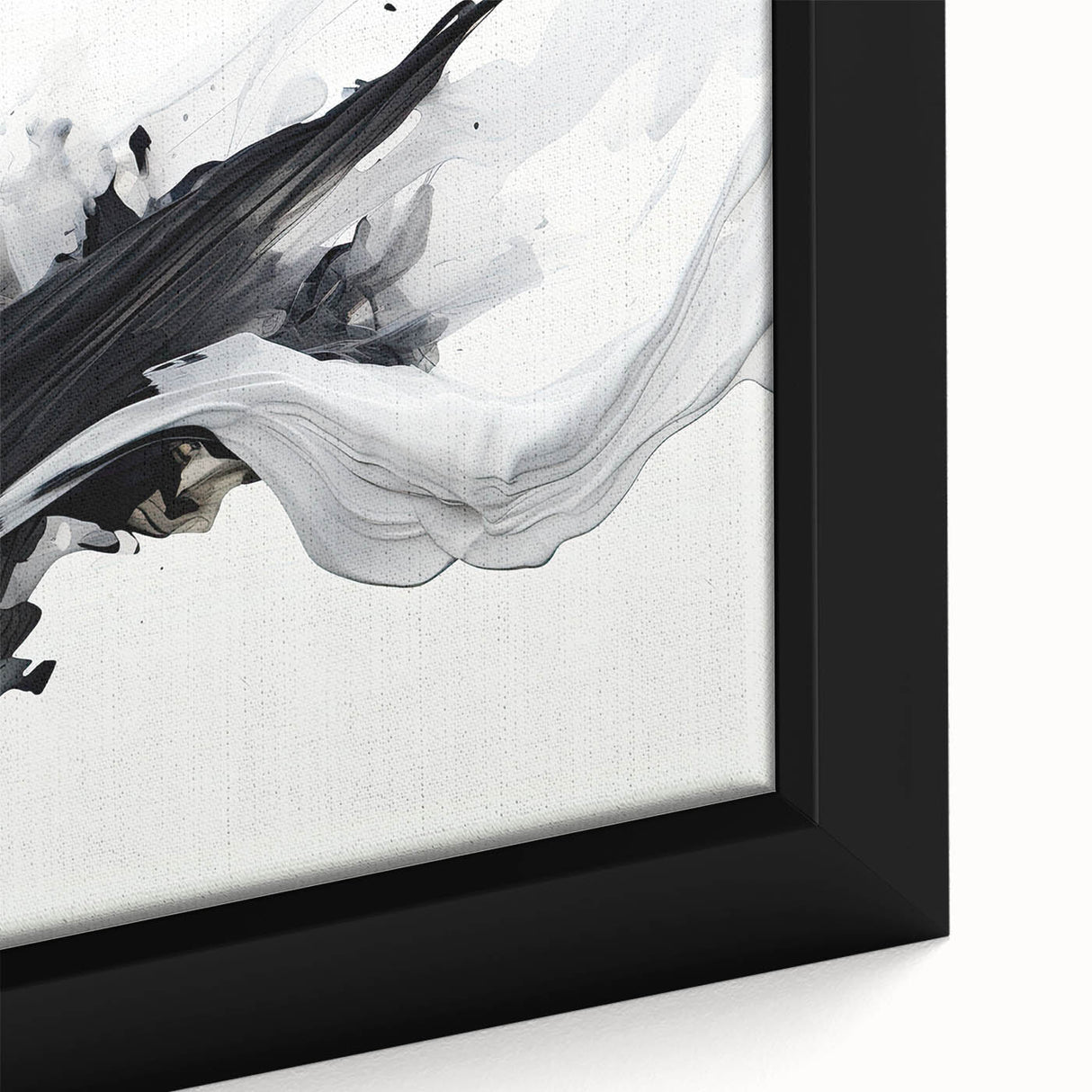 Black and White Abstract Bedroom Wall Art – Framed & Canvas