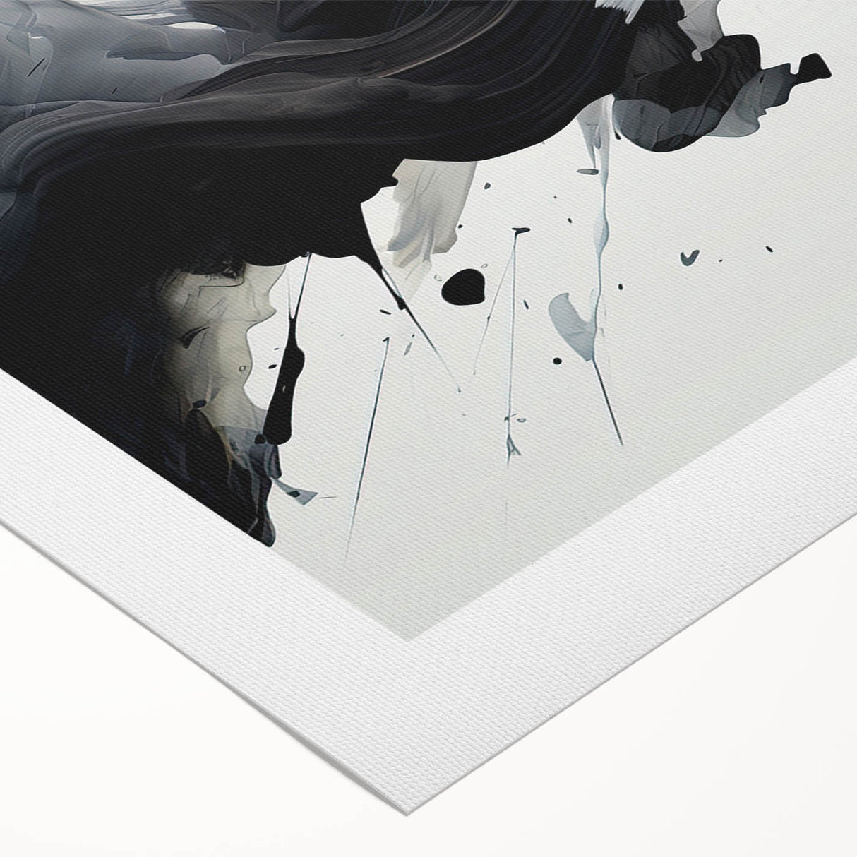 Black and White Abstract Bedroom Wall Art – Framed & Canvas