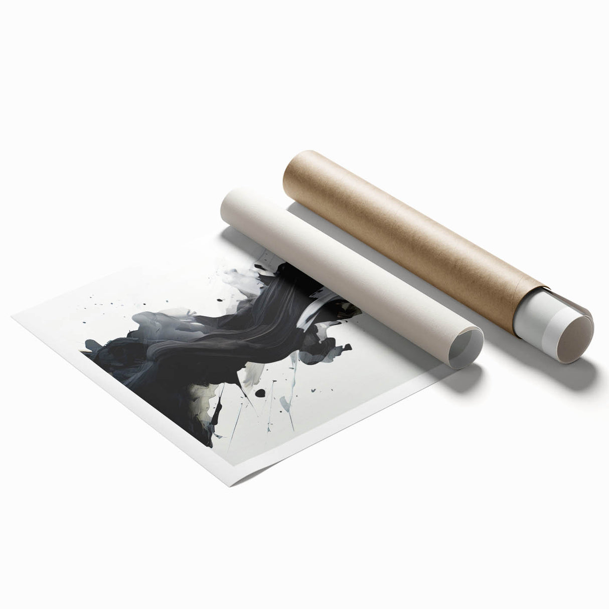 Black and White Abstract Bedroom Wall Art – Framed & Canvas