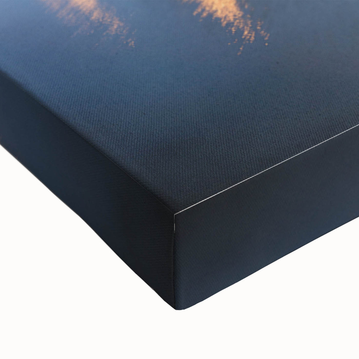 Black and white landscape art painting of a European scenery on stretched canvas, ideal for bedroom wall decor.