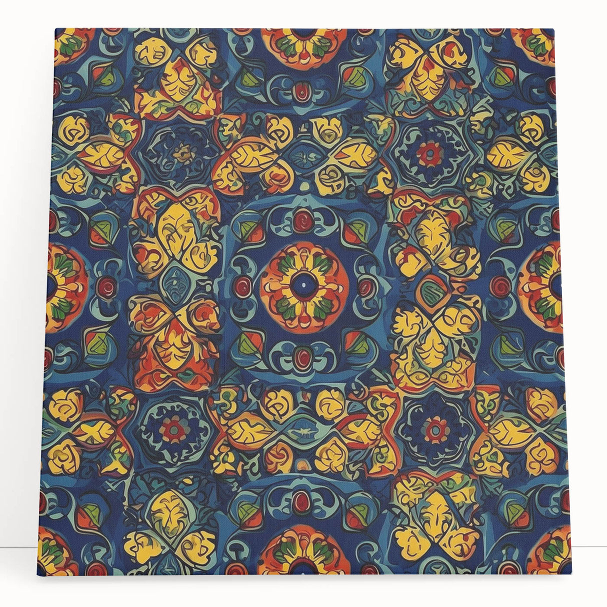 Large black and white stretched canvas depicting the scenic Oaxaca landscape, ideal for kitchen wall art or bedroom ambiance.