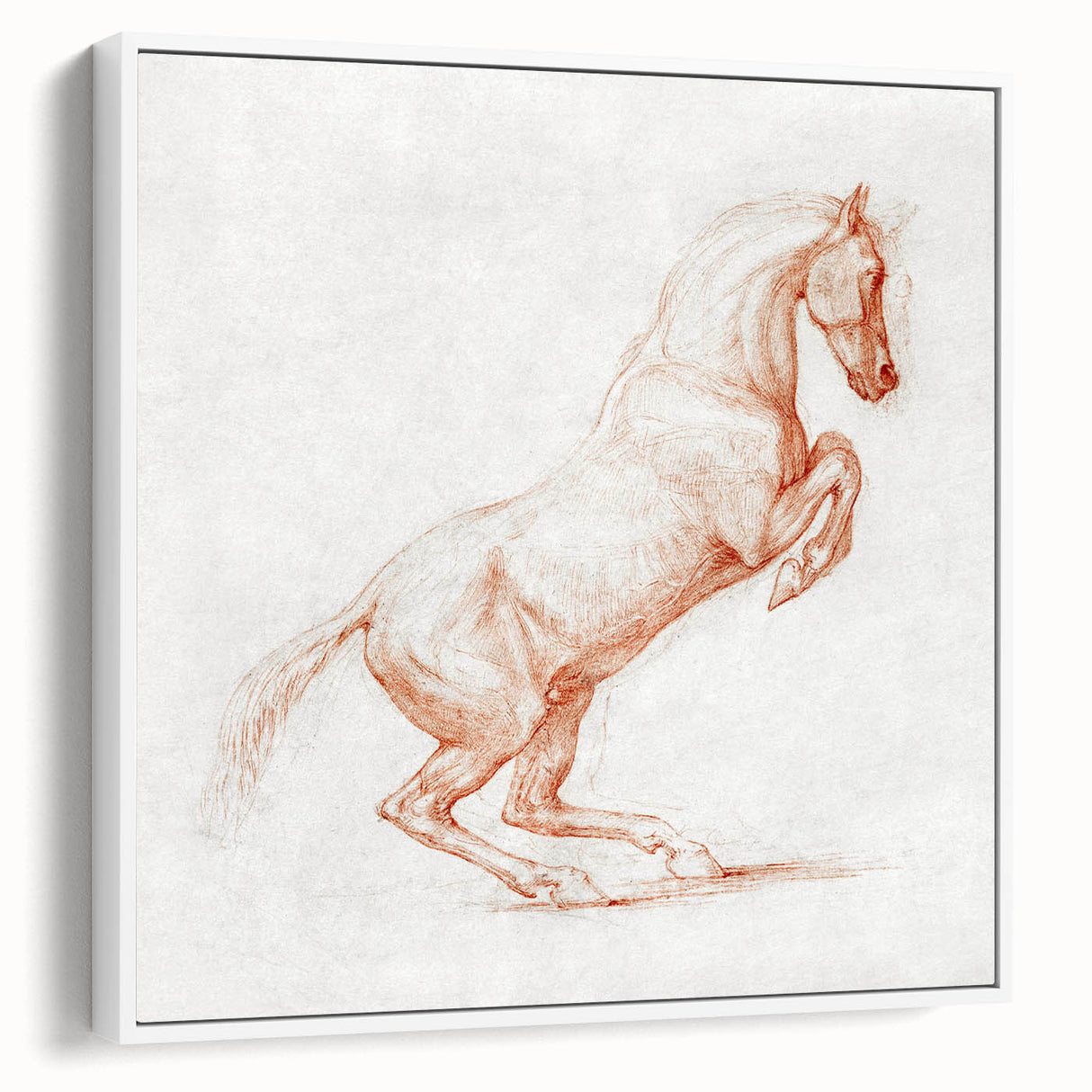 Romanticism Art: "Prancing Horse Sketch" by George Stubbs