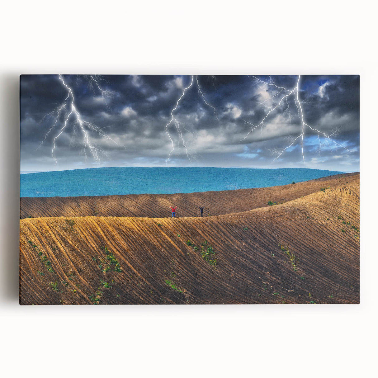 Black and white photograph of a European cityscape on large stretched canvas, suitable for kitchen wall art.