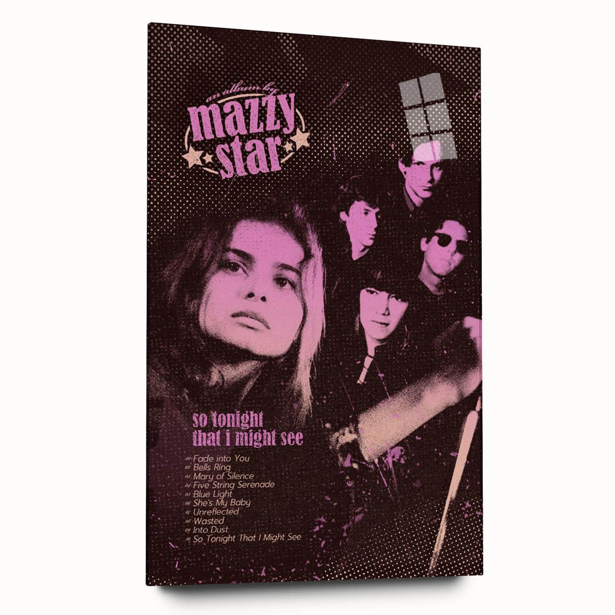 Mazzy Star So Tonight That I Might See Poster - Retro Music Art