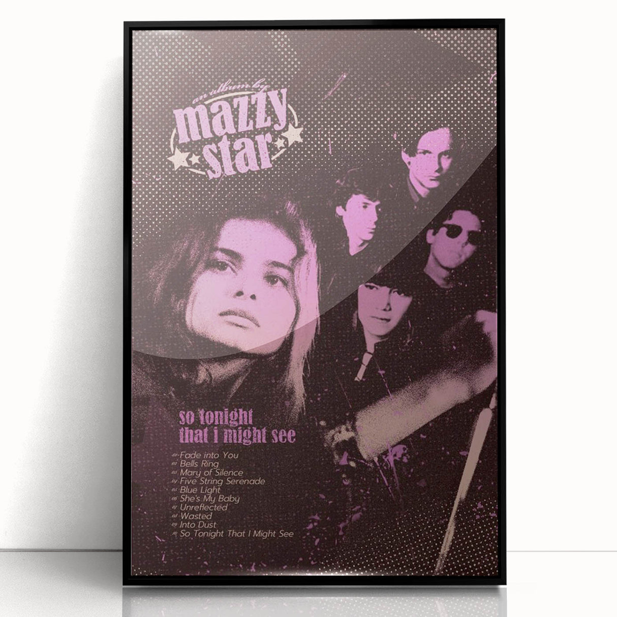 Mazzy Star So Tonight That I Might See Poster - Retro Music Art