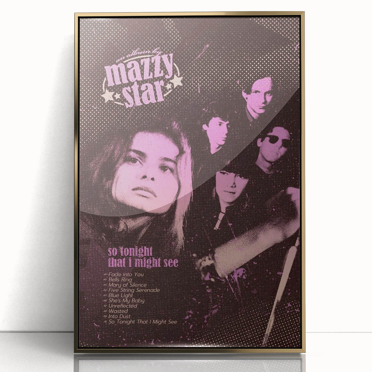 Mazzy Star So Tonight That I Might See Poster - Retro Music Art