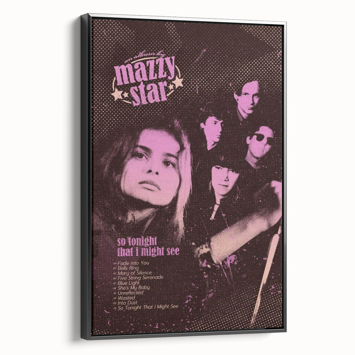 Mazzy Star So Tonight That I Might See Poster - Retro Music Art