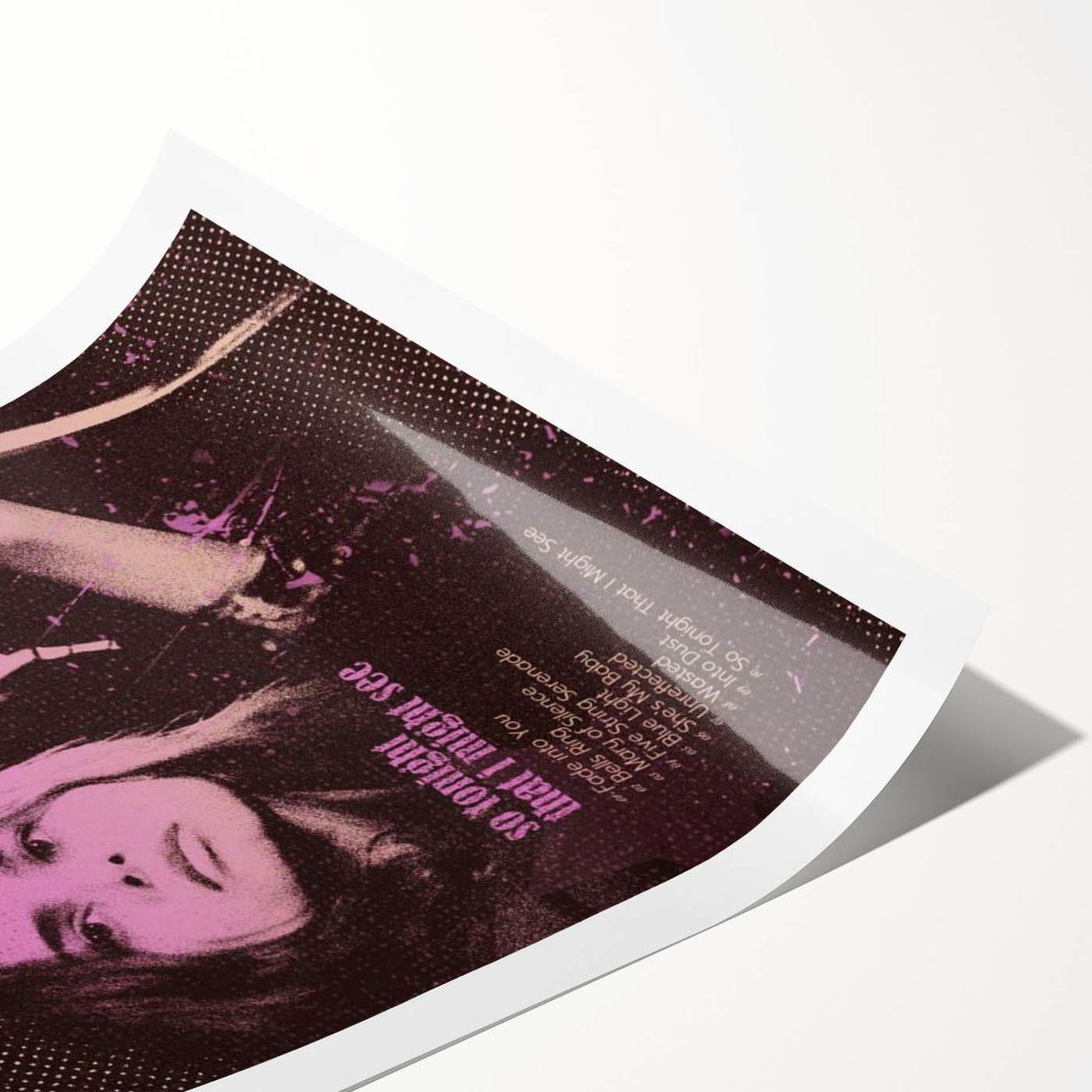 Mazzy Star So Tonight That I Might See Poster - Retro Music Art