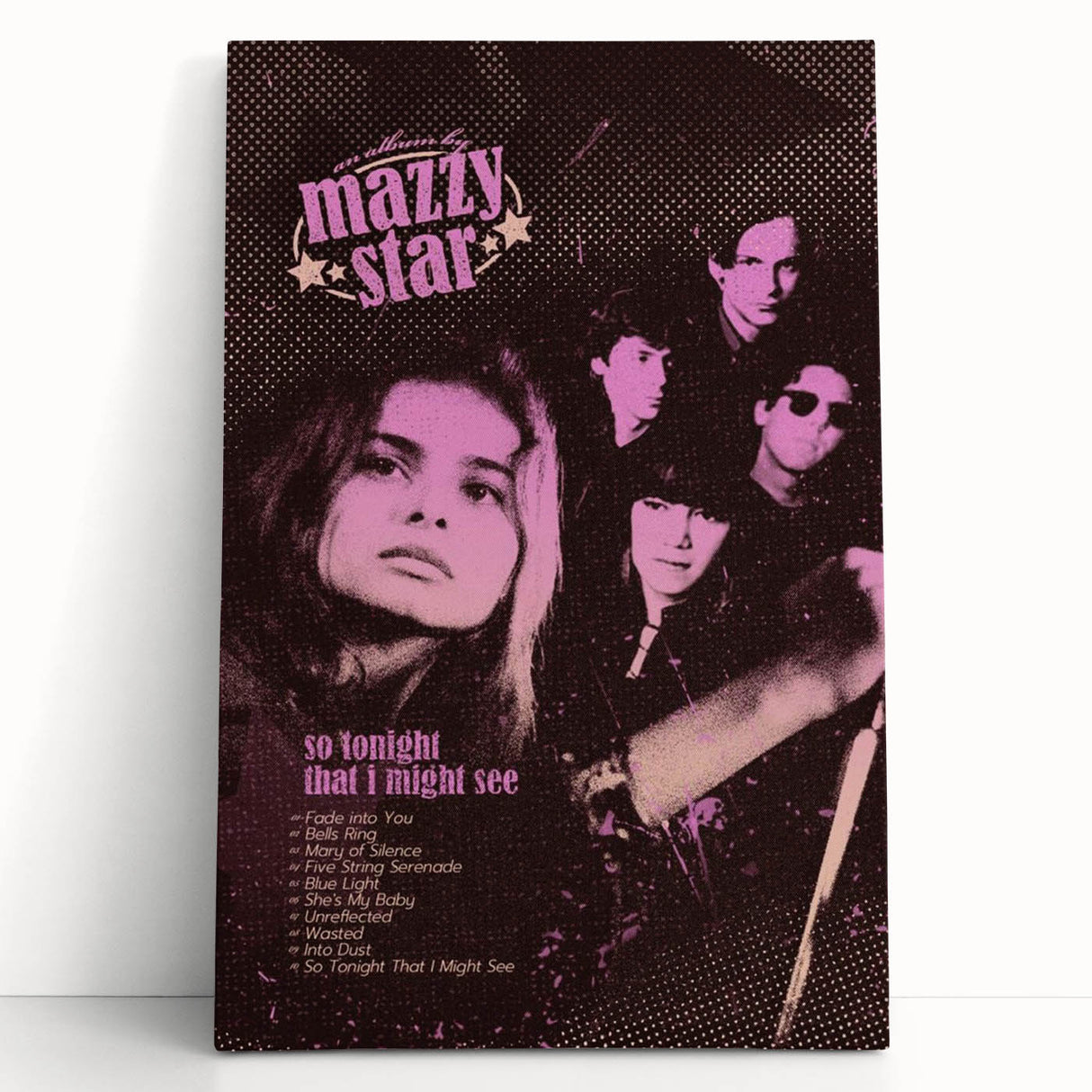 Mazzy Star So Tonight That I Might See Poster - Retro Music Art